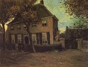 Vincent Van Gogh The Parsonage at Nuenen (nn04) oil painting on canvas